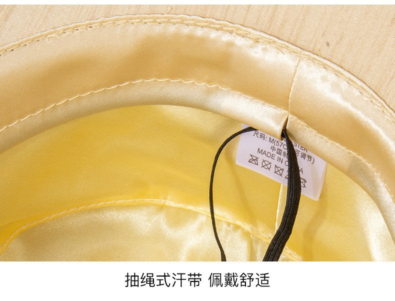 Fashion Luxury Feather Tea Party Church Photography Hat Elegant Flower Female Wide Brim Banquet Fascinator Wedding Formal Hats