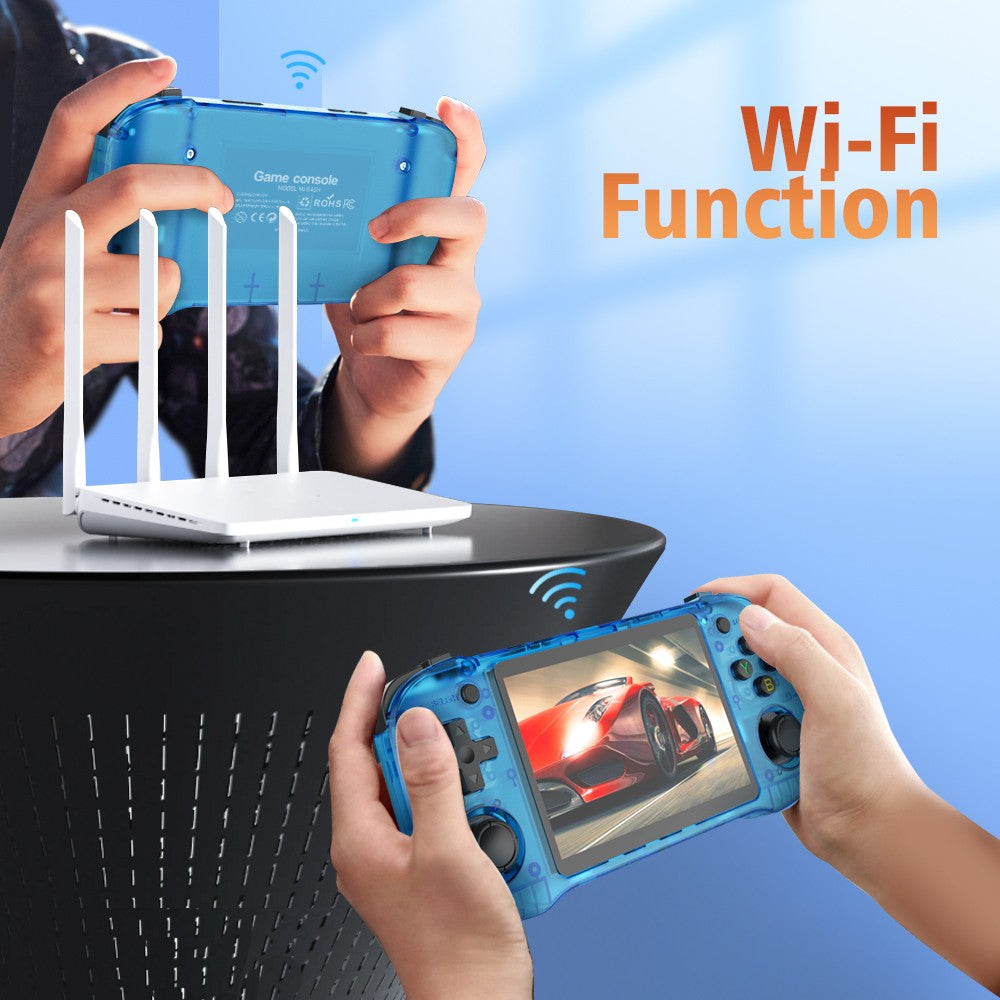 BOYHOM  Handheld Retro Game Console 4.2 Inch HD IPS Screen  Portable Video Player