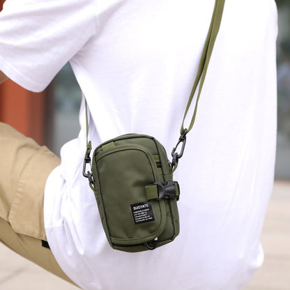 Waist Pack Men's Casual Travel Purse Waterproof Belt Zipper Tactical Outdoor Fanny Pack Phone Pocket Chest Sling Bag
