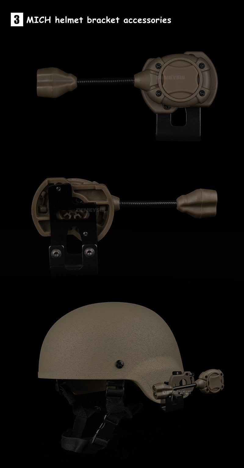 Capacetes Táticos LED Interruptor de Luz Modular Sistema de Iluminação Pessoal Modo Duplo Caminhada ao Ar Livre Caça Luzes de Sinalização Lâmpada de Capacete