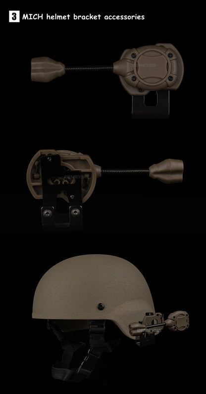 Capacetes Táticos LED Interruptor de Luz Modular Sistema de Iluminação Pessoal Modo Duplo Caminhada ao Ar Livre Caça Luzes de Sinalização Lâmpada de Capacete