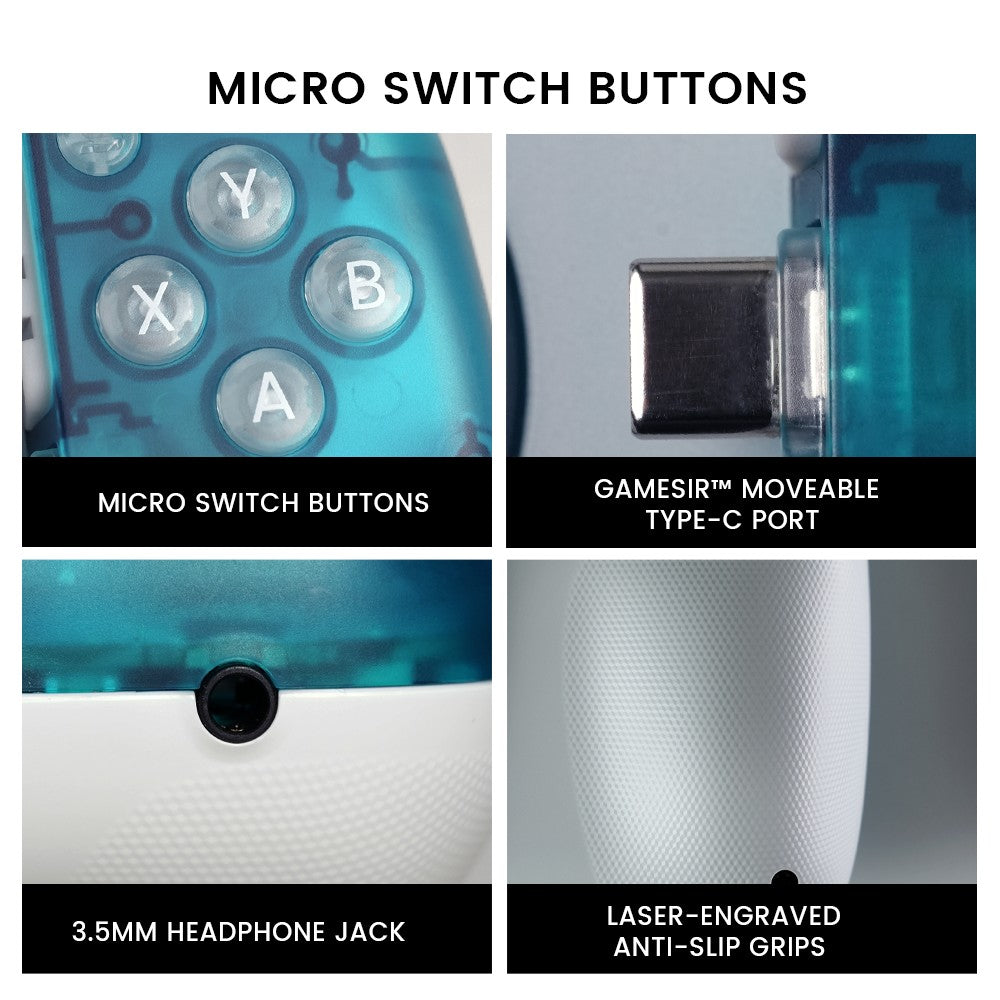 GameSir X3 Pro Gamepad with Hall Effect Joystick, Micro Switch Button, Cooling Fan, Android Cellphone iPhone Gaming Controller