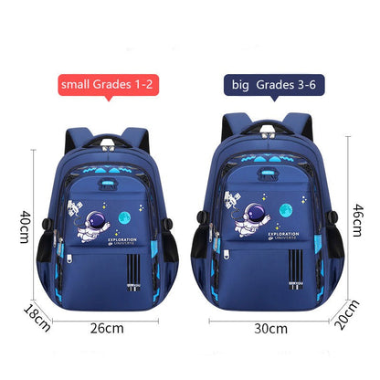 Mochila Infantil Escolar para Meninos, Mochila Escolar de Astronauta, Impermeável, para Livros do Ensino Fundamental, Mochila Infantil