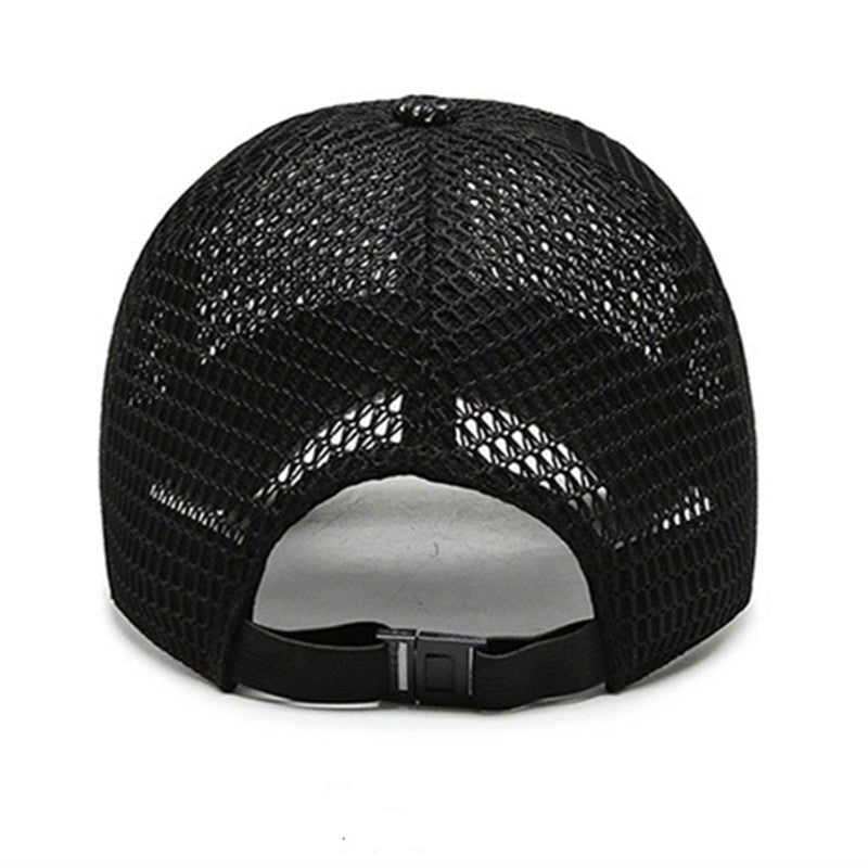 Men Women Outdoor Summer Full Mesh Net Cool Breathable Quick Drying  Sunhat Baseball Cap Anti-UV Tennis Golf Sport Trucker Hats