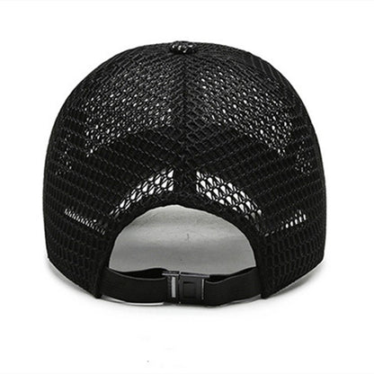 Men Women Outdoor Summer Full Mesh Net Cool Breathable Quick Drying  Sunhat Baseball Cap Anti-UV Tennis Golf Sport Trucker Hats