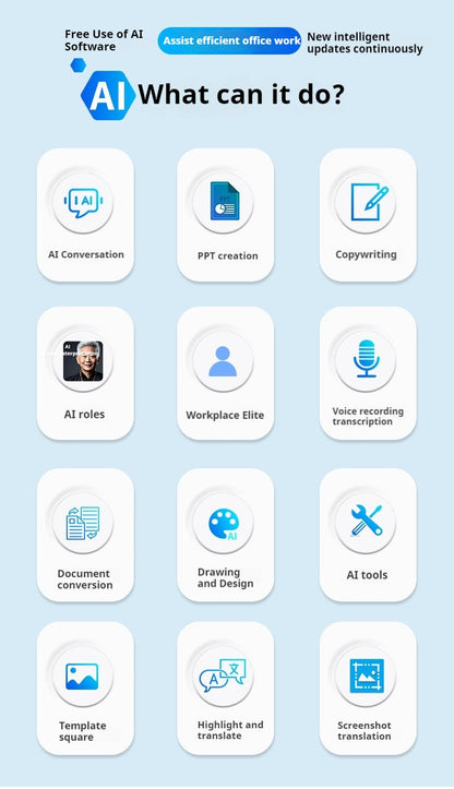 Ai Voice Mouse Wireless Bluetooth Dual-Mode Rechargeable for Laptop Pc Voice Typing Translation Deepseek Gpt intelligent Office