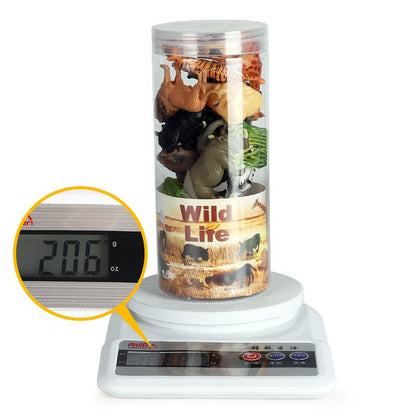 Mini Modelo Animal Fazenda de Vida Selvagem Aves Dinossauro Oceano Conjunto Animais da Planície Crocodilo Pinguim Insetos Brinquedos Micro Modelo Balde