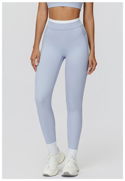 High Waist Fitness Sports Leggings Solid Yoga Leggings Women Gym Workout Trousers Female Quick Dry Push Up Slim Yoga Pants