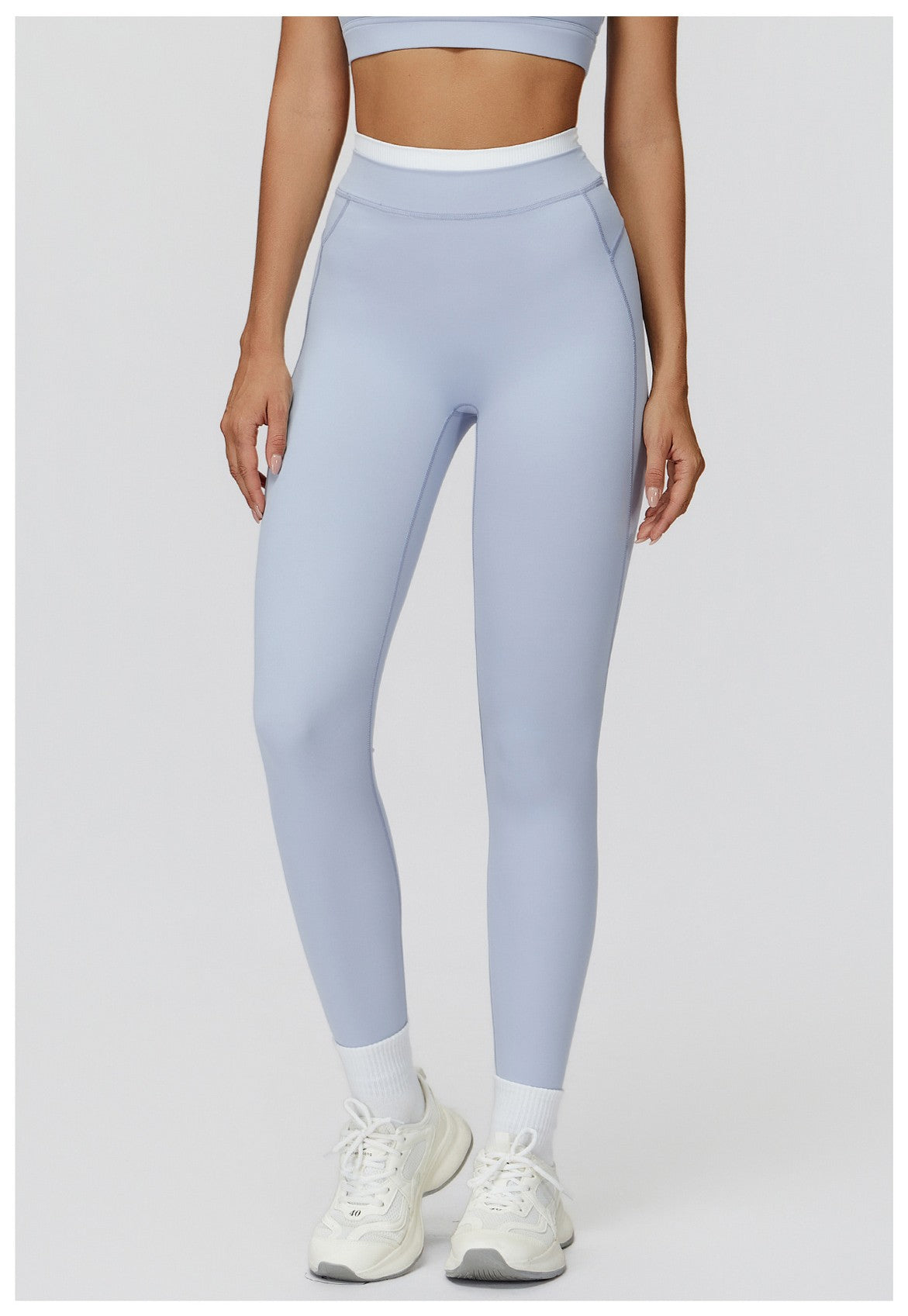 High Waist Fitness Sports Leggings Solid Yoga Leggings Women Gym Workout Trousers Female Quick Dry Push Up Slim Yoga Pants