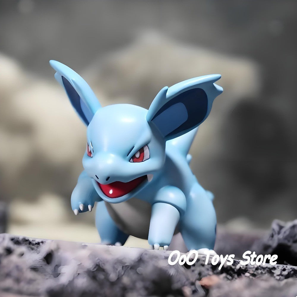 Anime Pokémon Figura Nidoqueen E Nidoking Bonecos De Ação Brinquedos De Modelo De Coleção De PVC Para Presentes Infantis 2-6cm