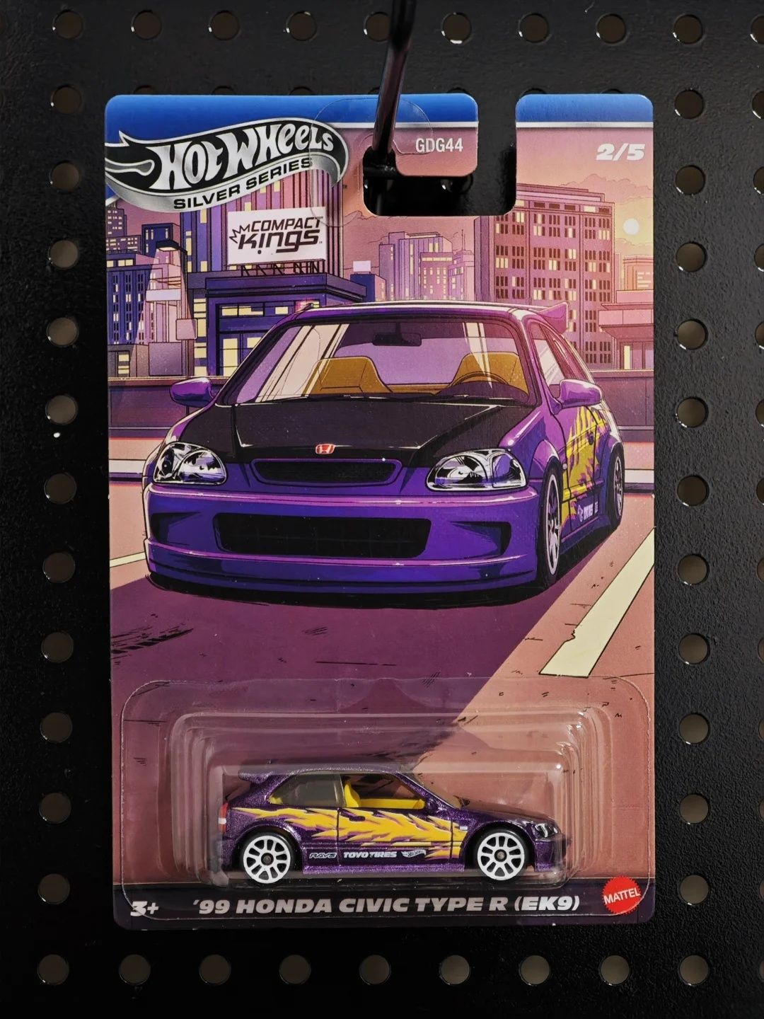 Nova Série Hot Wheels Silver Compact Kings Modelos de Carros Colecionáveis em Escala 1:64 Ford Honda Civic Subaru WRX Mazda Nissan de Liga Leve