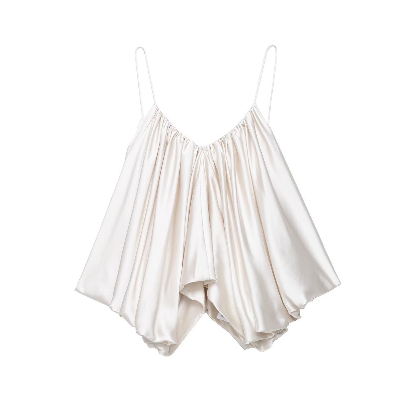 HH Women New Fashion Solid Belt Wrinkles Decorate Casual Loose Trousers Female Chic Zipper Side Pocket Slim Wide Leg Pants