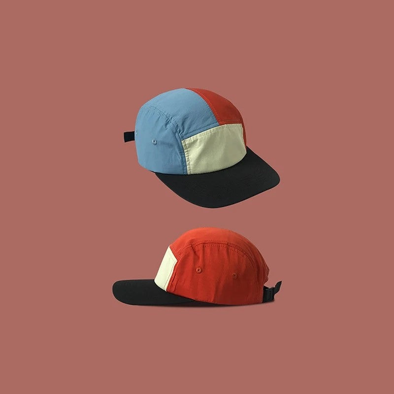 2024 Boné de 5 Painéis Secagem Rápida Retalhos Verão Masculino Feminino Chapéu Esportivo de Alta Qualidade Ajustado para Golfe Ossos Masculinos Bonés Snapback 56-60cm
