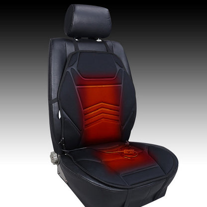 12V Heated Car Seat Cushion Cloth/Flannel Car Seat Heater Winter Warmer Seat Heating Car Accessories Heating Pads Set Universal