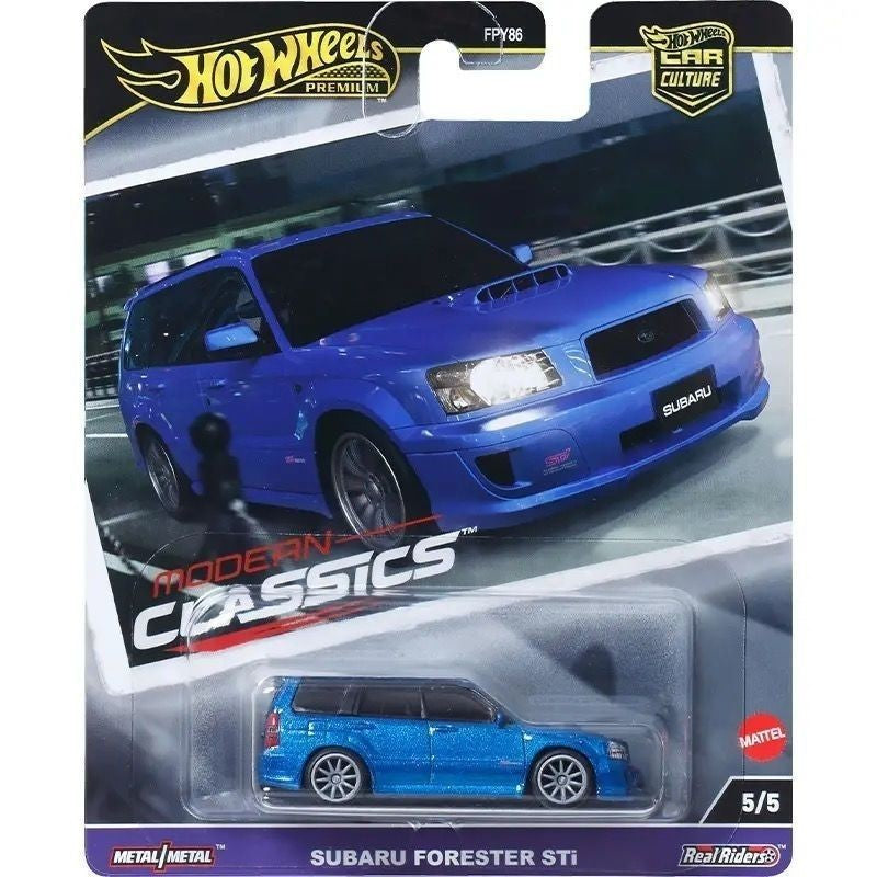 Novo Hot Wheels Premium Car Culture Premium Modern Classics Nissan Skyline Pandem Subaru Forester Sti Benz 190e Modelo 1/64 Fpy86