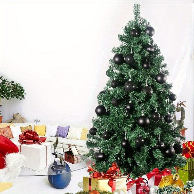 36-pack Shatterproof Mini Plastic Ball Ornaments - Christmas Tree, Halloween, Autumn, Winter Hanging Decoration Balls