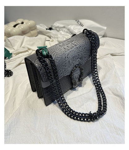 Crocodile Pattern Underarm Bag Dionysus Handbag Texture Niche Chain Slung Shoulder Bag Explosions Fashion Trend Small Square Bag