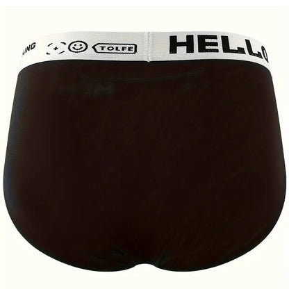Random 5Pcs/set Men's Briefs Sexy Letter Waist Underwear Casual Comfortable Breathable Briefs Solid Color Underpants Men Panties