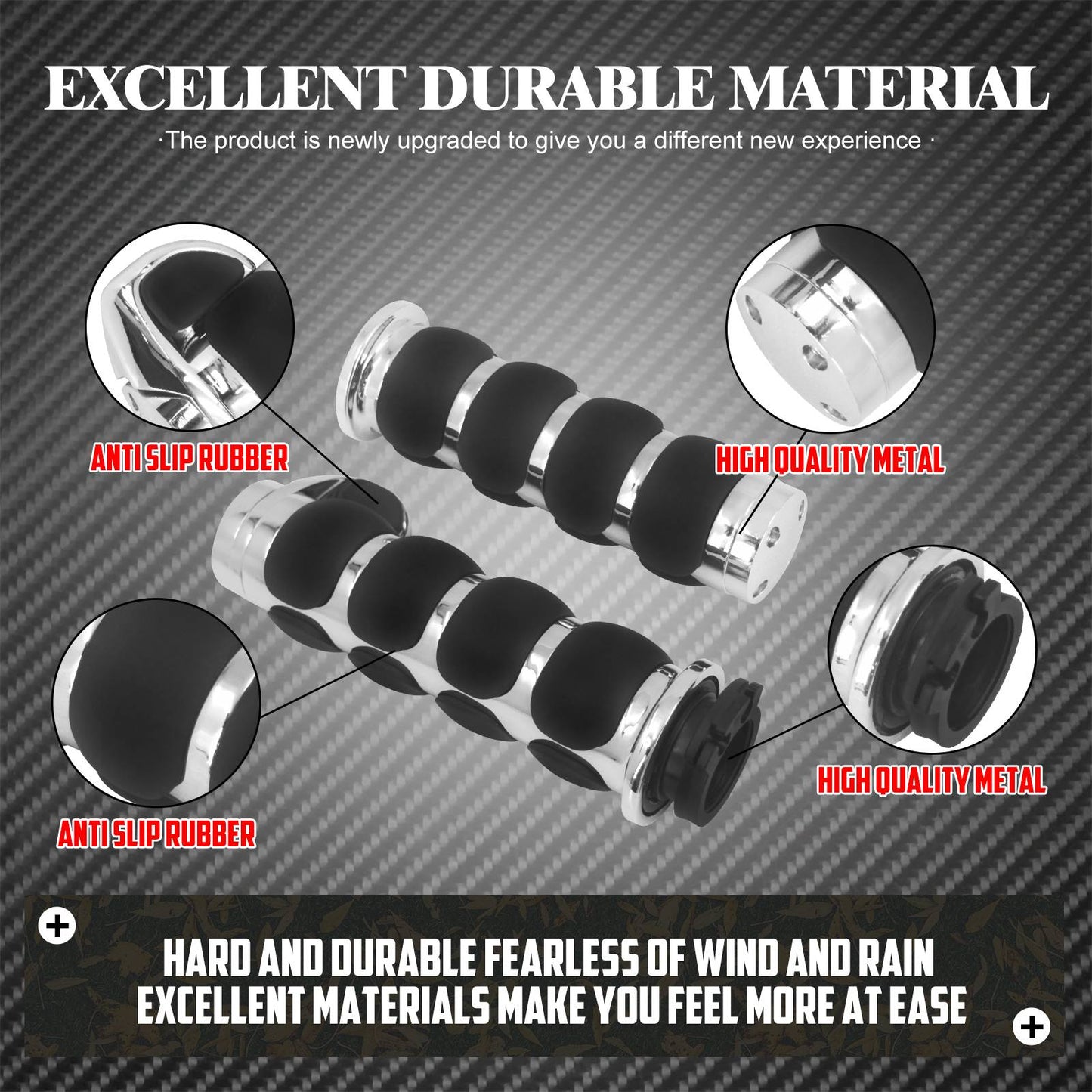 1" Motorcycle Hand Grips 25mm Handlebar Handle Bar For Harley Touring FLHR Softail Fat Boy Sportster XL 883 1200 Dyna For Honda