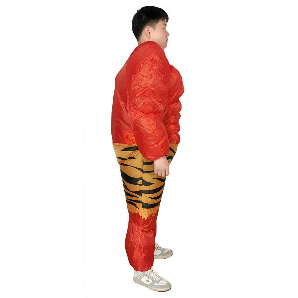 Halloween Adult Muscle Inflatable Cosplay Costume Anime mach Set Mascot Christmas Party Stage Performance
