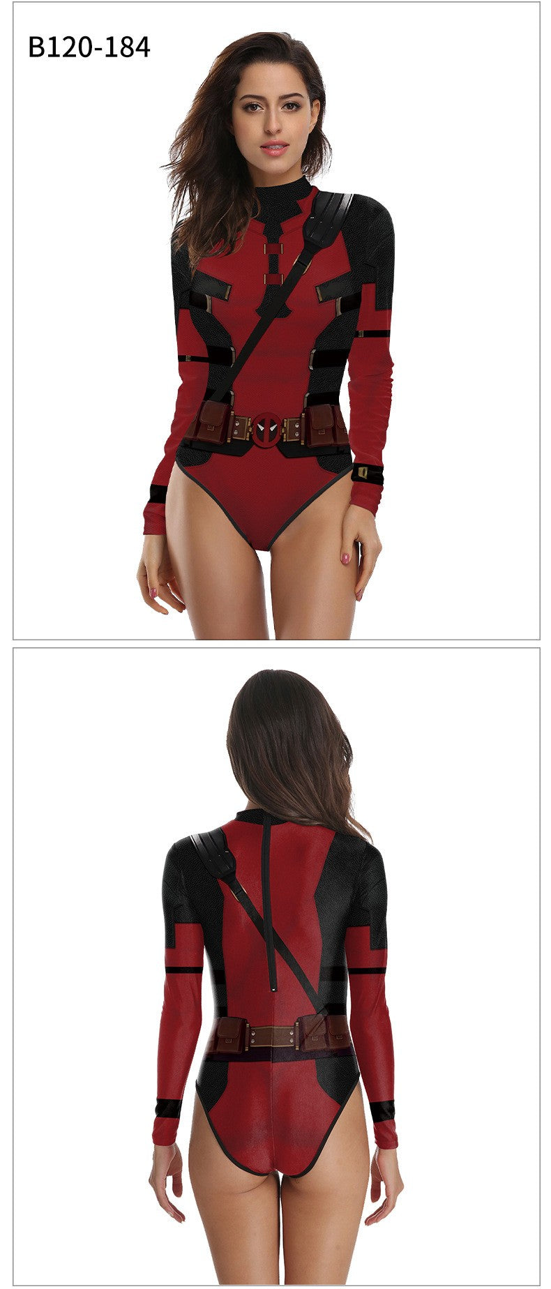 super-héros hommes film Deadpool Wolverine Cosplay Costumes Hallloween combinaison Performance fête Zentai body