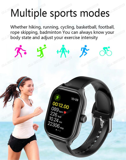 Smart Watch For Android IOS Watches 2.01inch HD Display Bluetooth Call Message Alert Music Sports Mode Smartwatch Men Women Gift