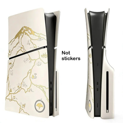 ABS Replacement Yotei Panels Case Side Shell FacePlates Accessories for PlayStation 5/PS5 Pro/PS5 Slim Disc Console