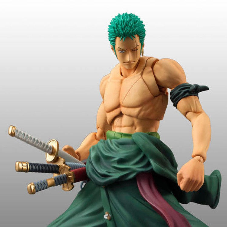 Anime One Piece Action Figure Zoro Luffy Ace Modelo Articulado Estátua Colecionável