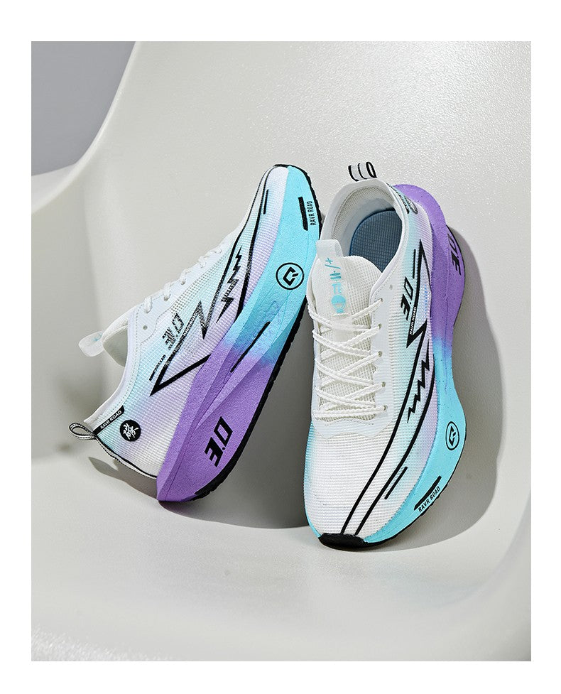 Tênis Masculino de Malha para Conforto 2025, Tênis de Corrida Masculino com Placa de Carbono 3.0, Amortecimento, Esportes, Treino, Corrida, Calçado Especializado para Corrida