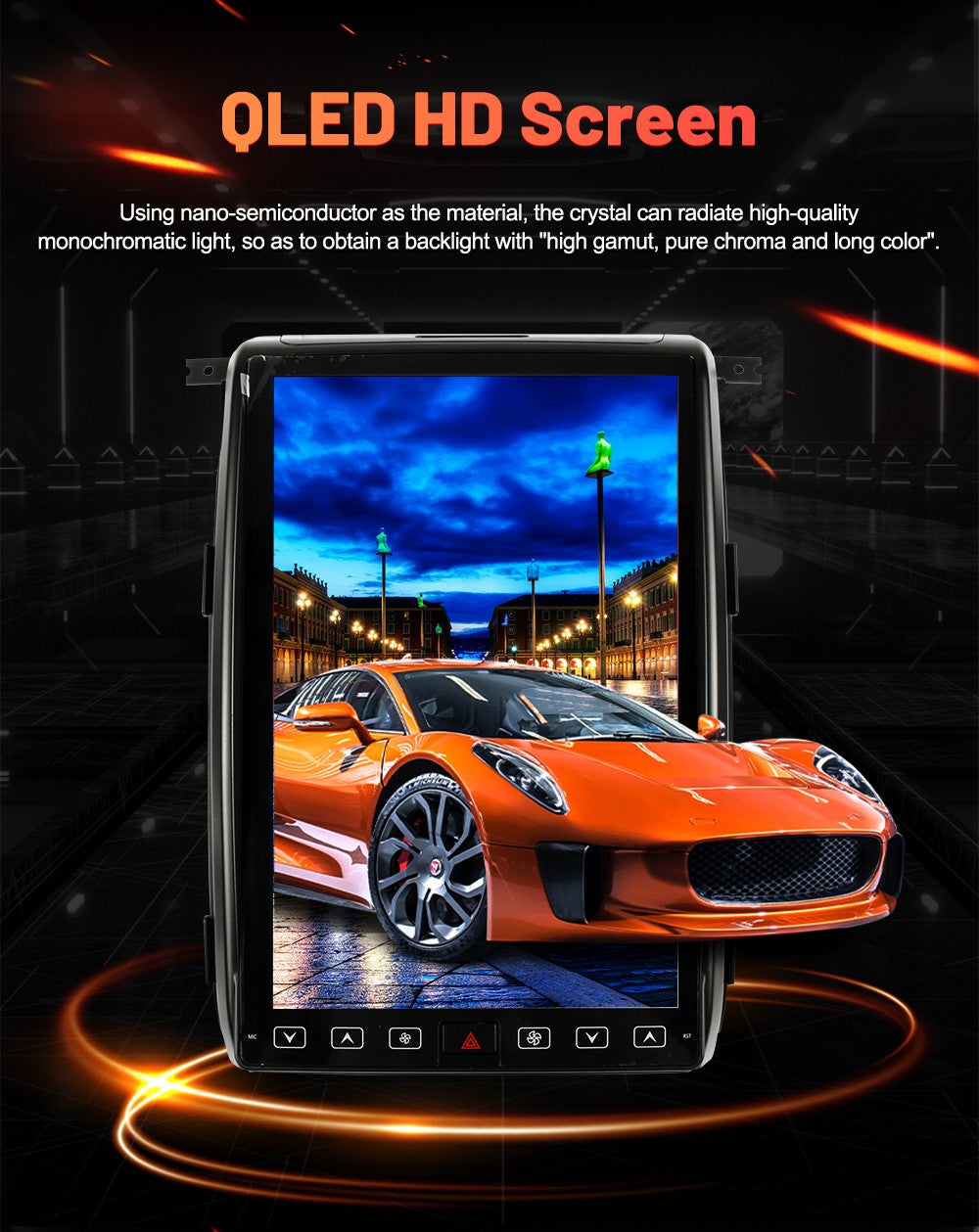 14,4 polegadas Android 13 128GB Para Ford F150 Raptor 2009-2014 Tesla Style Car GPS Navigation Multimedia Player Rádio Leitor de Fita Multimídia
