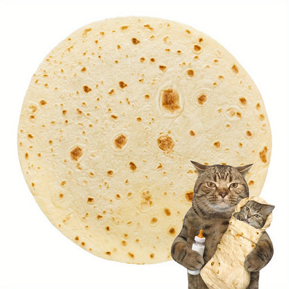 Cobertor de Tortilla Burritos Macio de Pelúcia Cobertores Decorativos de Comida para Cama Sofá Colcha Acampamento Piquenique Cobertor Quente de Inverno