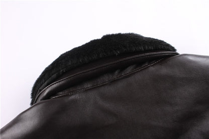 Retro Oversized Motorcycle Jacket American Air Force Pu Leather Jacket For Male Female Pilots Couple Leather Jackets Motorcycle