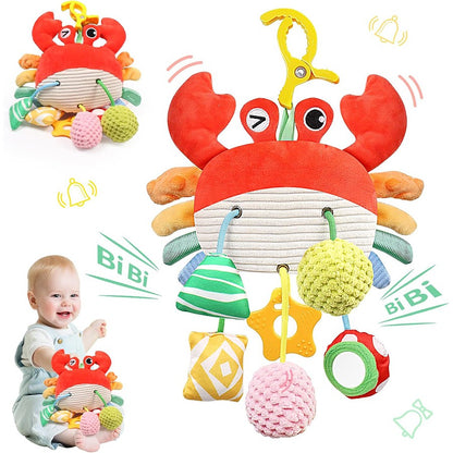 Car Seat Toys Newborn Toys Stroller Toy Baby Toys Carseat Toy for Infants for Carseat Stroller Crib with Music Rattles Teether