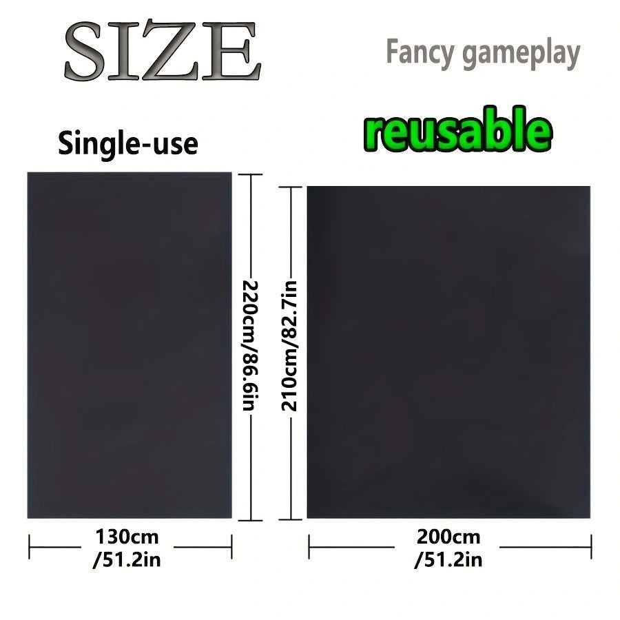 Waterproof Bed Sheet, Black Adult Washable Bedding Protection, Passion Sheets for Couples, Liquid Proof Fitted Mattress Cover