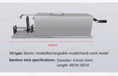 Commercial Spiral Potato Making Machine Potato Twister Automatic Stretch Potato Stick Maker Stainless Steel Food Processor