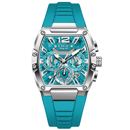 LIGE Men Watch Fashion Top Brand Luxury Silicone Military Watch Men Casual Sports Waterproof Date Quartz Wristwatches For Men