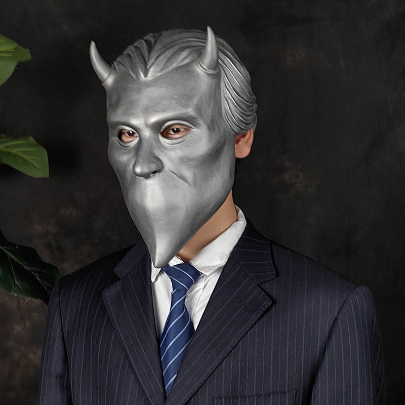 1PC Ghost band mask, latex material mask, precise perforation, role-playing props, Halloween mask