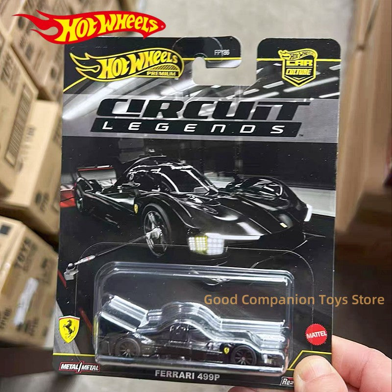 Hot Wheels Original Ferrari 499P Nº 0 Itens Ocultos Track Legend Série Car Culture 2025 Caixa K (Mix 5) Premium Die-Cast 1:64