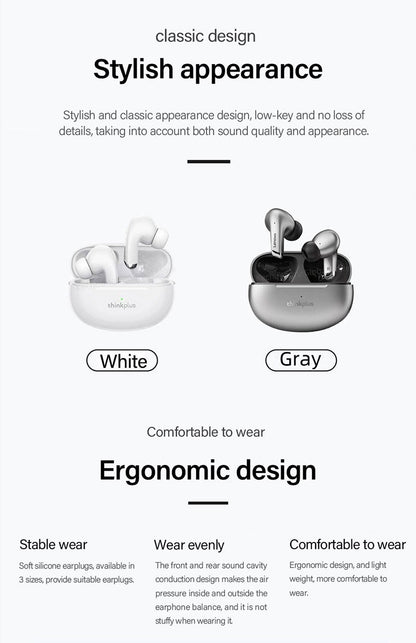 Lenovo LP5 TWS Bluetooth Earphone 9D Stereo HiFi Sports Waterproof Wireless Earbuds for iPhone 13 Xiaomi Bluetooth Headphones