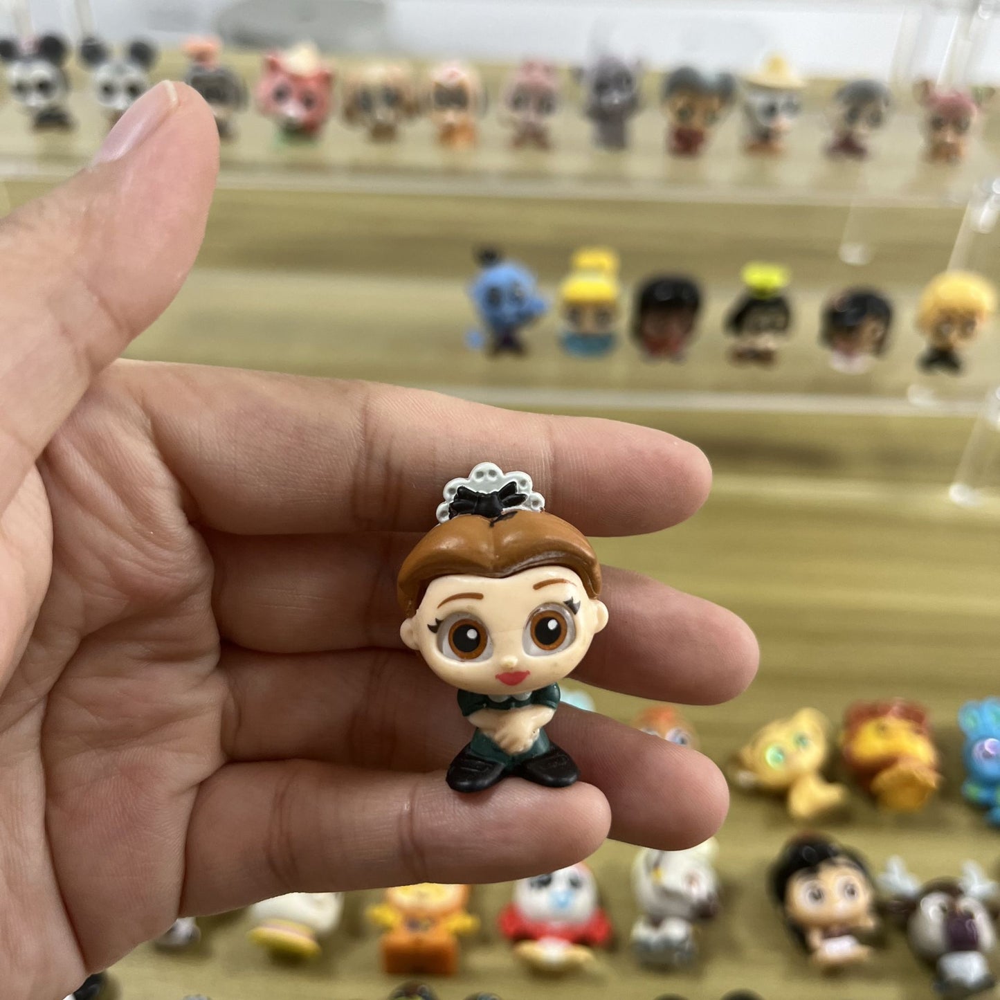 Anime Disney Doorables Kawaii Boneca Olhos Grandes Mickey Buzz Lightyear Bonecos de Ação Modelo Brinquedo Colecionável Desenho Animado Presentes Infantis