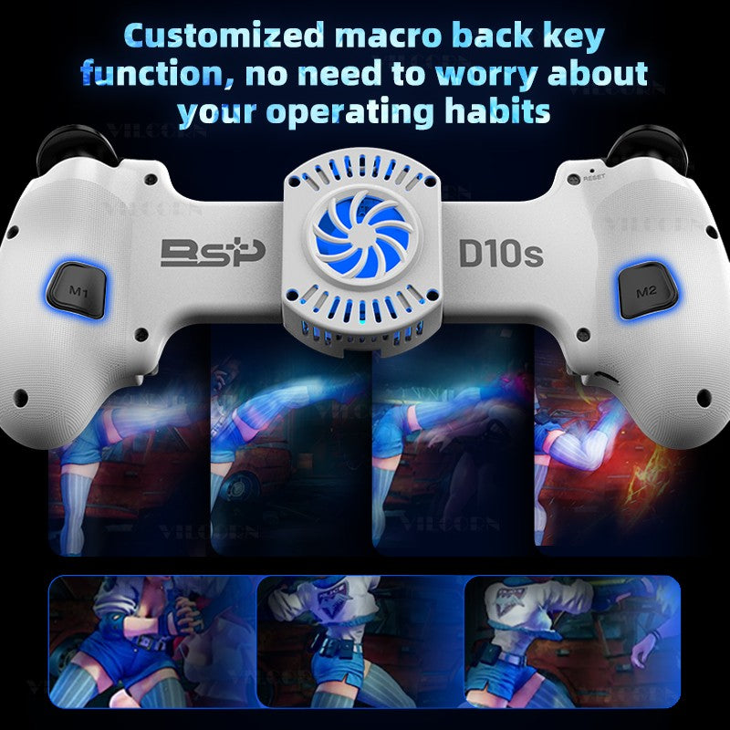 D10/D10S Mobile Game Controller Tablet Wireless Gamepad For Android/IOS/Switch/PS3/PS4 Stretching Joystick with M1M2