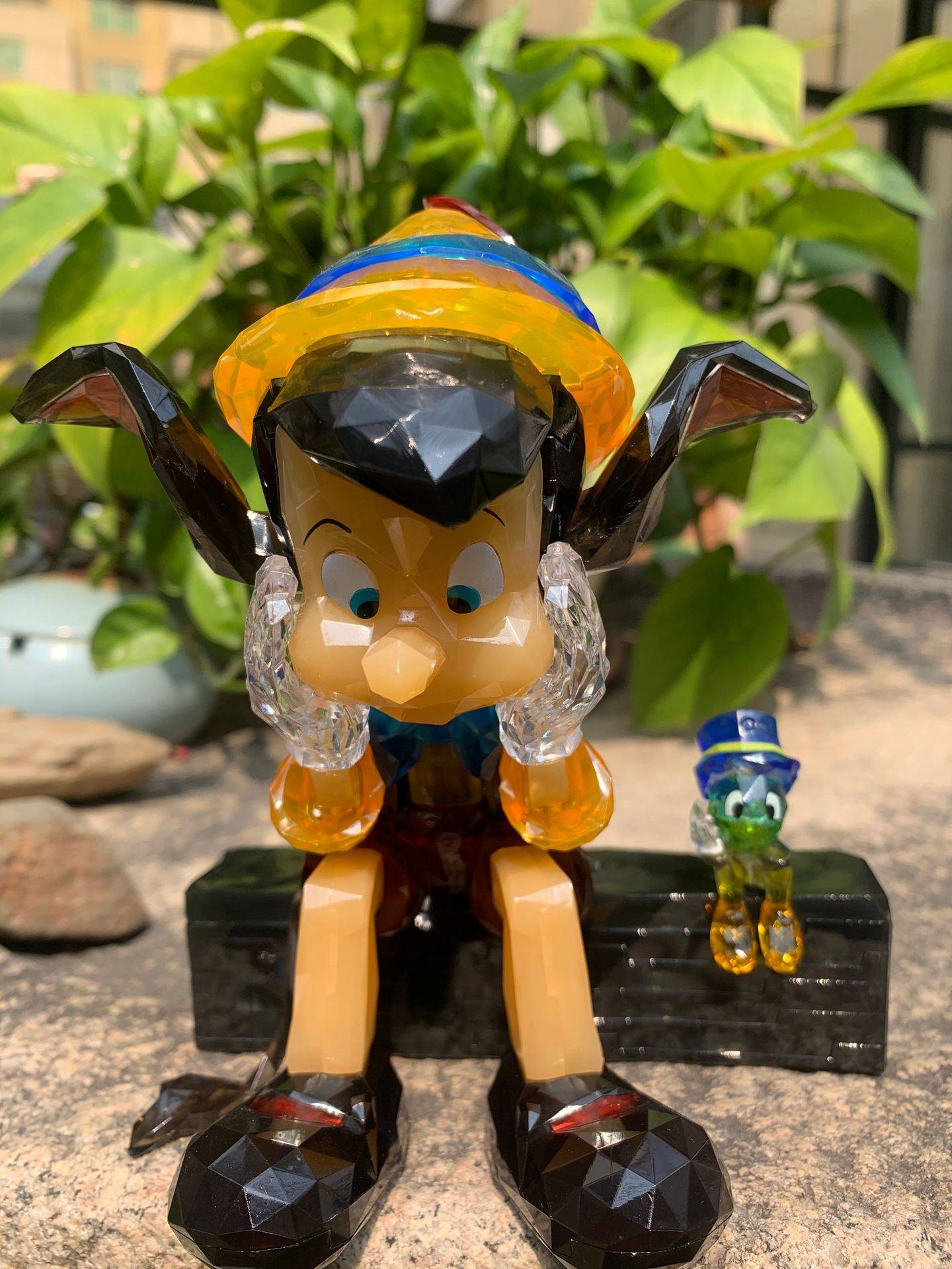 MGL Brinquedos de Modelo Colecionáveis da Coleção de Bonecos de Cristal Pinóquio Disney Original