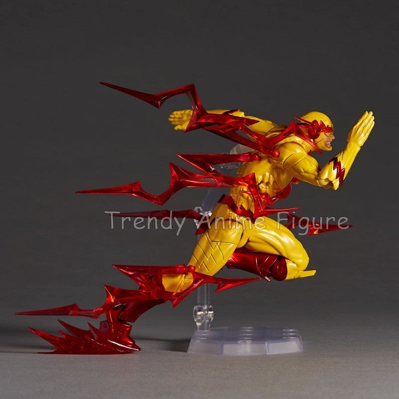 Revoltech Amazing Yamaguchi Flash Action Figure Articulado 17cm Flashpoint Modelo Kaiyodo Flash Bonecos Coleção Brinquedo Presentes de Fim de Ano