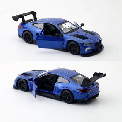 1:44 BMW M4 GT3 BMW M6 Supercar Carro de Liga Leve Veículos de Brinquedo Carro Modelo Miniatura Carro Modelo em Escala Para Crianças