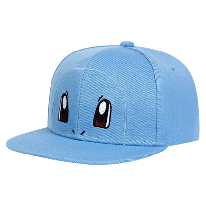 Pokemon Kawaii Anime Figures Pikachu Squirtle Bulbasaur Snorlax Mew Snorlax Adjustable Cosplay Hip Hop Baseball Cap Cartoon Hats