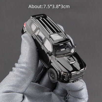Massdi 1:64 Toyota Land Cruiser LC80 LC300 Car Model Alloy SUV Off-road Miniature Diecast Vehicles Toy Collection