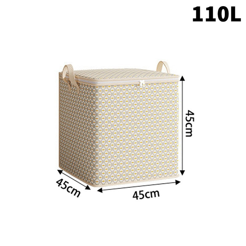 Extra Large Storage Bag - Multifunctional Bedding, Clothing, And Underwear Storage Bag With Zipper, Under Bed Storage Bag