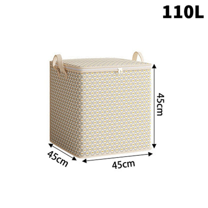 Extra Large Storage Bag - Multifunctional Bedding, Clothing, And Underwear Storage Bag With Zipper, Under Bed Storage Bag