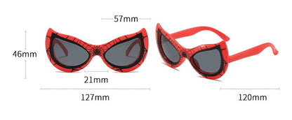 Marvel Avengers Cartoon Plastic Flexible Frame Sunglasses Spider-Man Iron Man Captain America-Kids Eyewear Toy Festival Gift