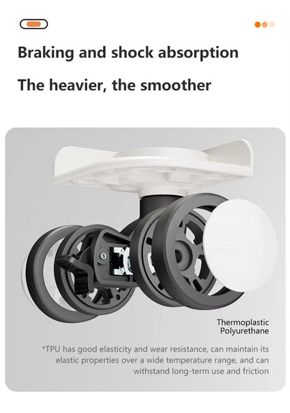 Tri-Zone Access Opening Suitcase Aluminum Frame PC Material Travel Case with Spinner Wheels Cup Holder TSA Lock Rolling Luggage